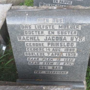 UYS Willem Maarten 1886-1937 & Rachel Jacoba PRINSLOO 1899-1939 _2