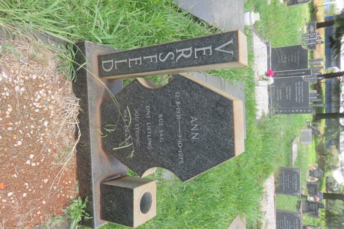VERSFELD Ann 1921-1975