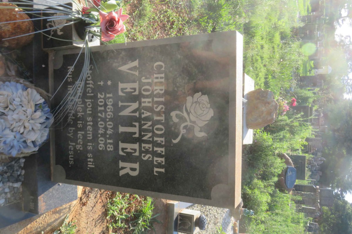 VENTER Christoffel Johannes 1966-2017
