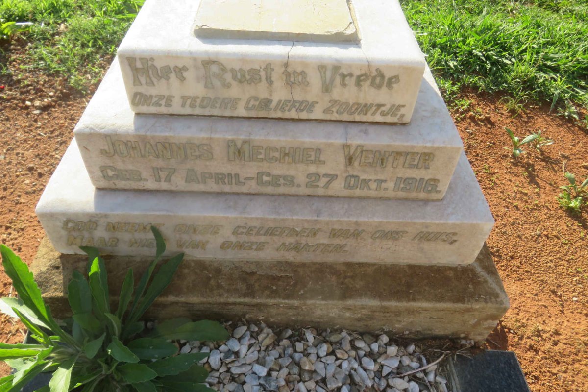 VENTER Johannes Mechiel 1916-1916
