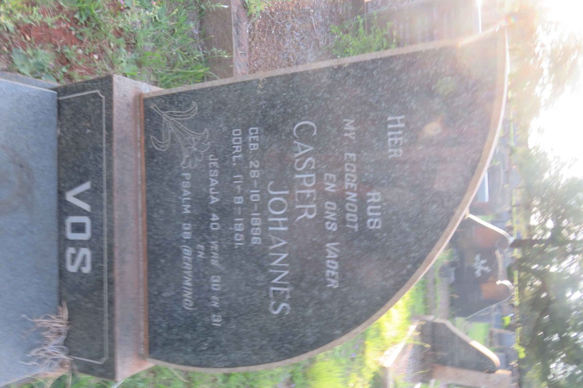 VOS Casper Johannes 1896-1951