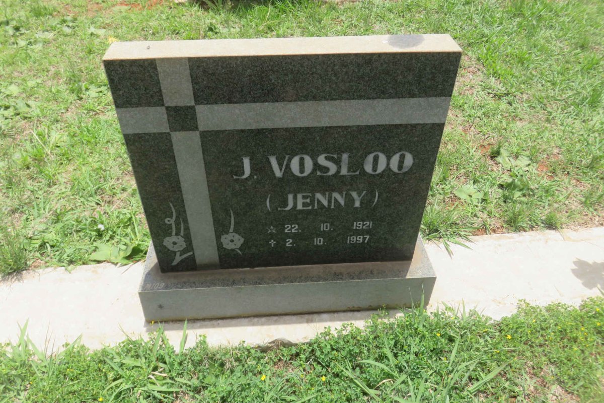 VOSLOO J. 1921-1997