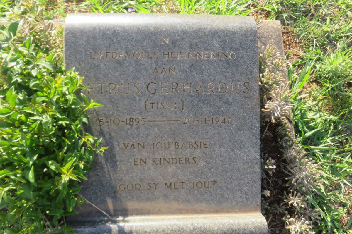 VISSER Petrus Gerhardus 1895-1947 & Friede Hildegard TONSING 1901-1974 _3
