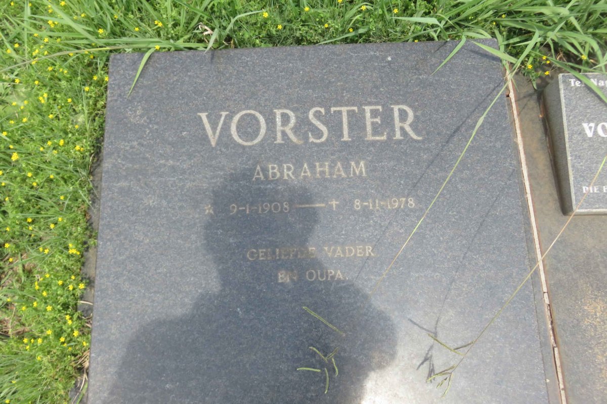 VORSTER Abraham 1908-1978