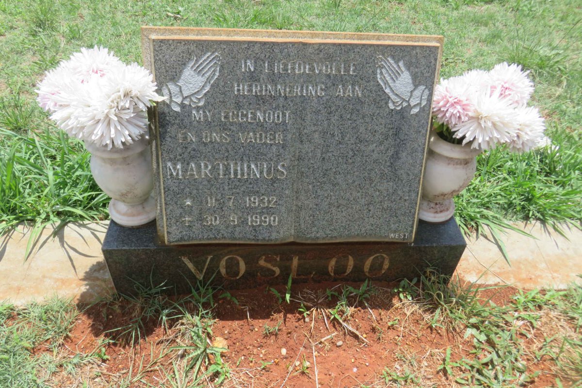 VOSLOO Marthinus 1932-1990