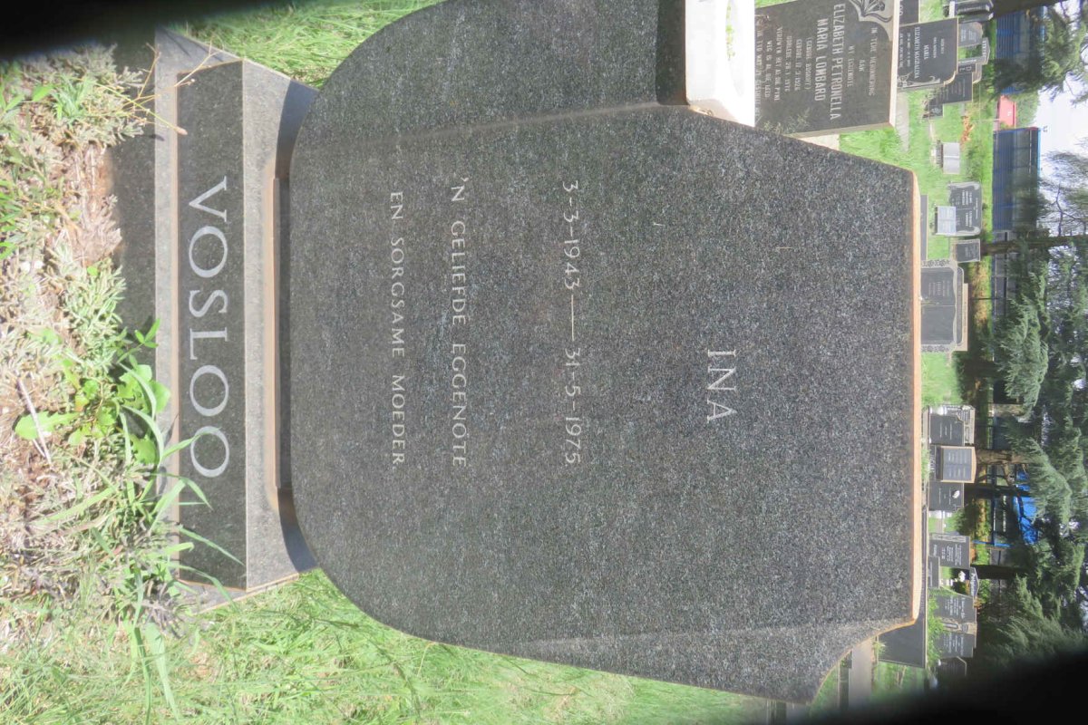 VOSLOO Ina 1943-1975