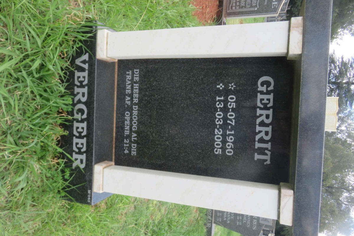 VERGEER Gerrit 1960-2005
