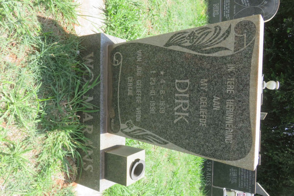 WOLMARANS Dirk 1939-1990