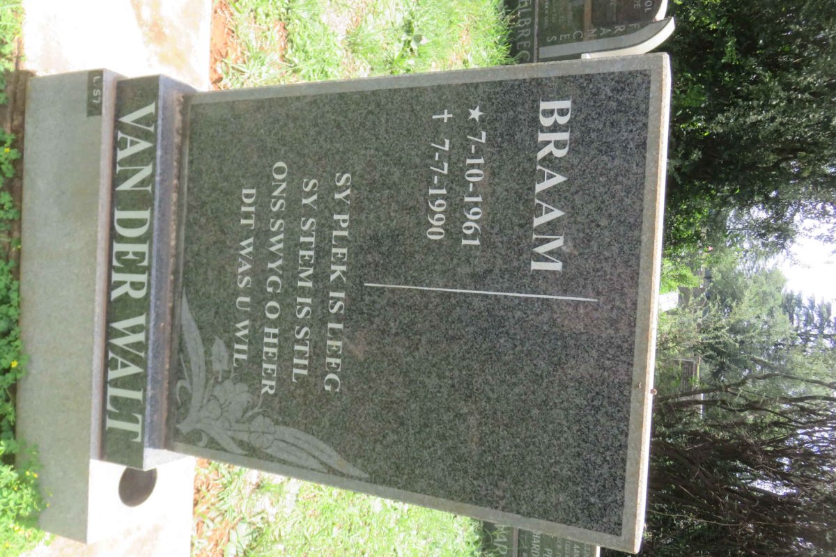 WALT Braam, van der 1961-1990