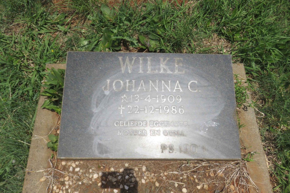 WILKE Johanna C. 1909-1986