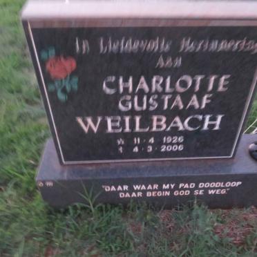 WEILBACH Charlotte Gustaaf 1926-2006