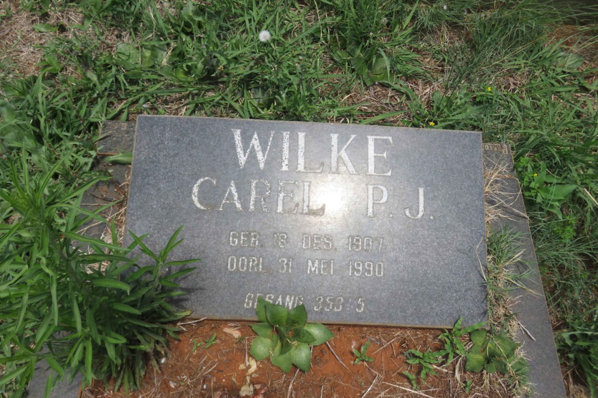 WILKE Carel P.J. 1907-1990