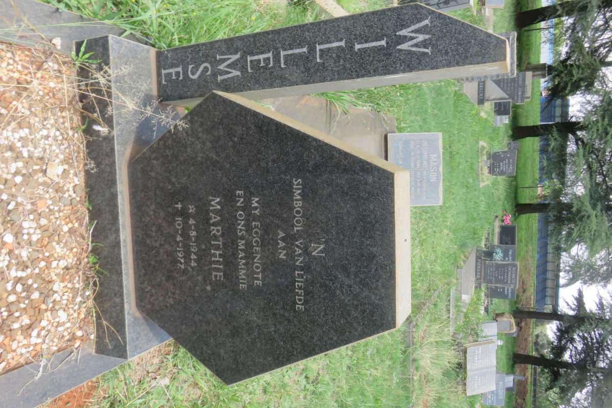 WILLEMSE Marthie 1944-1977