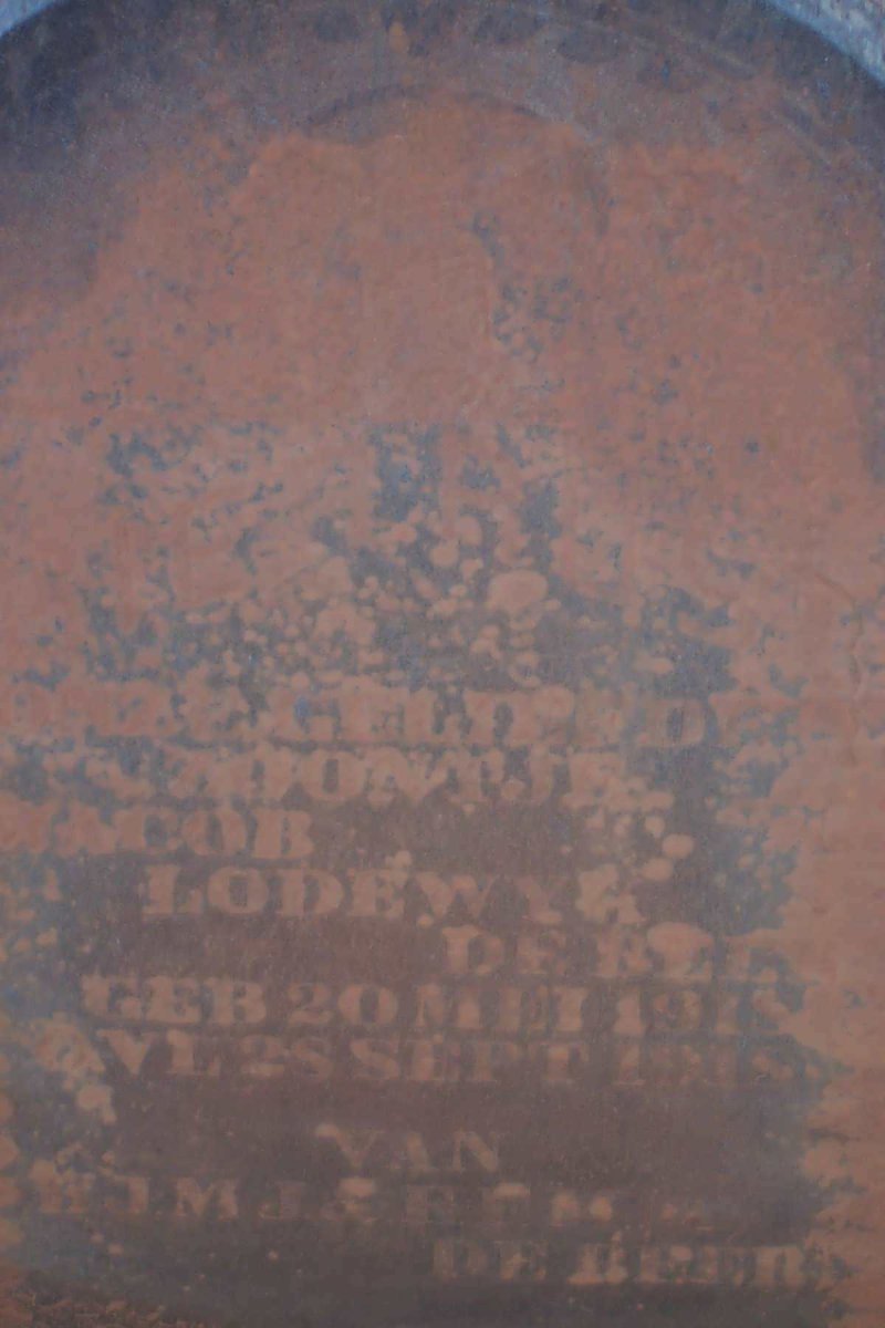 BEER Jacob Lodewyk, de 1918-1918