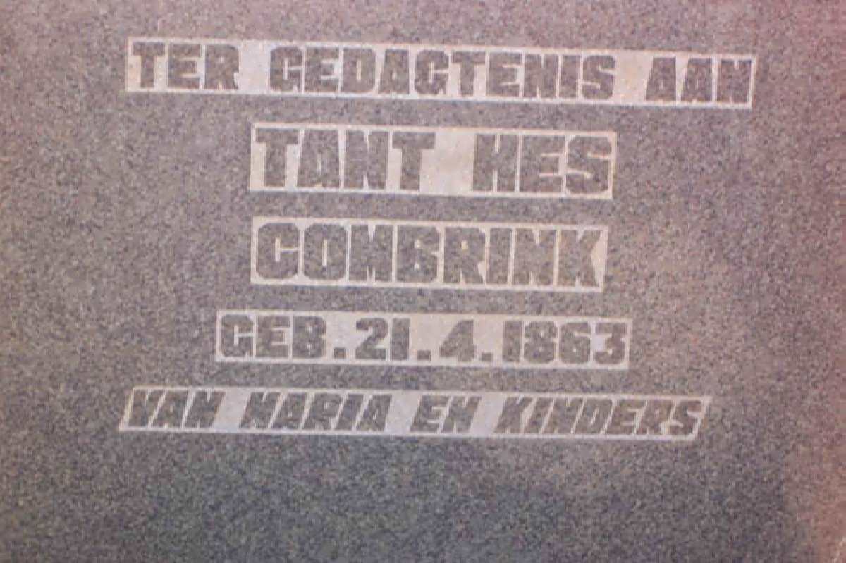 COMBRINK Hes 1863-