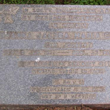 COETZEE Johanna Jacoba Maria nee JOUBERT 1871-19??