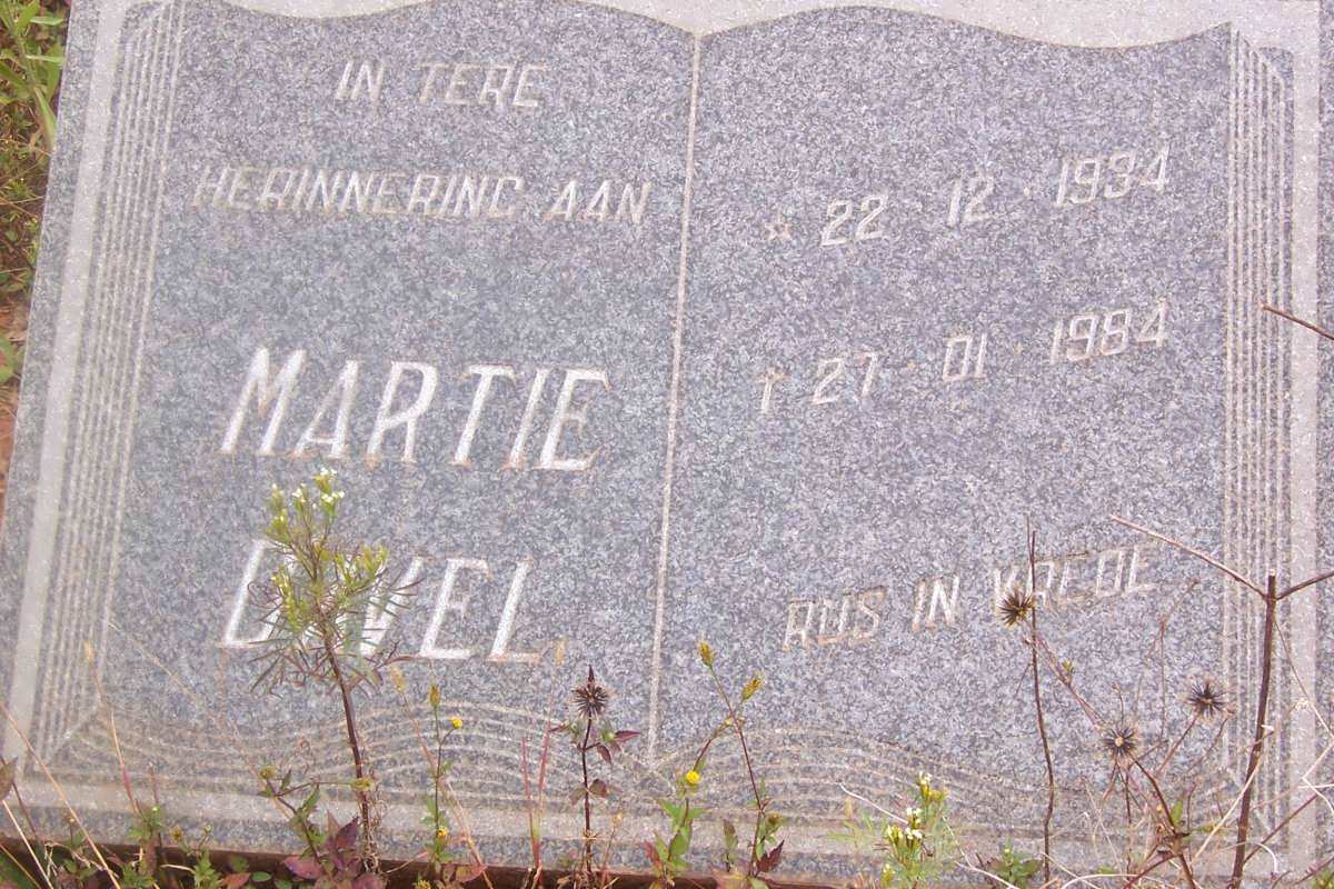 DAVEL Martie 1934-1984