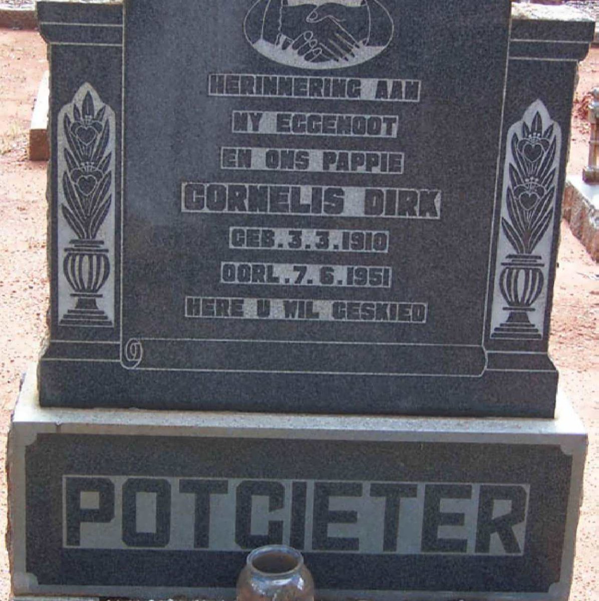 POTGIETER Cornelis Dirk 1910-1951