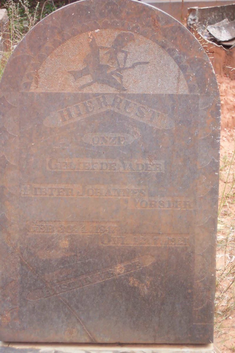VORSTER Pieter Johannes 1847-1921