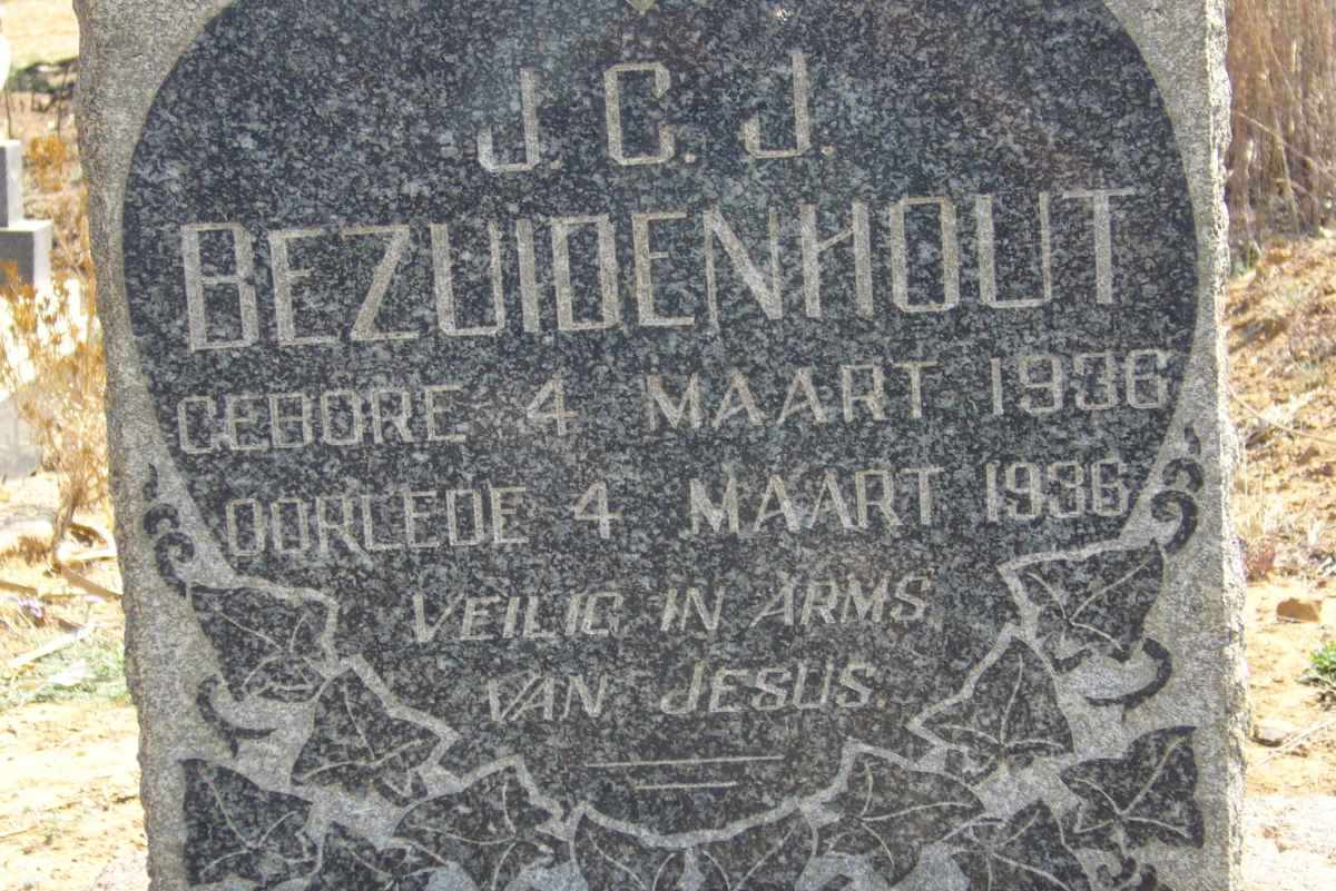 BEZUIDENHOUT J.C.J. 1936-1936