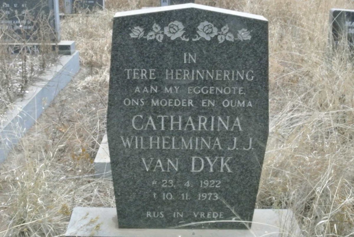 DYK Catharina Wilhelmina J.J., van 1922-1973