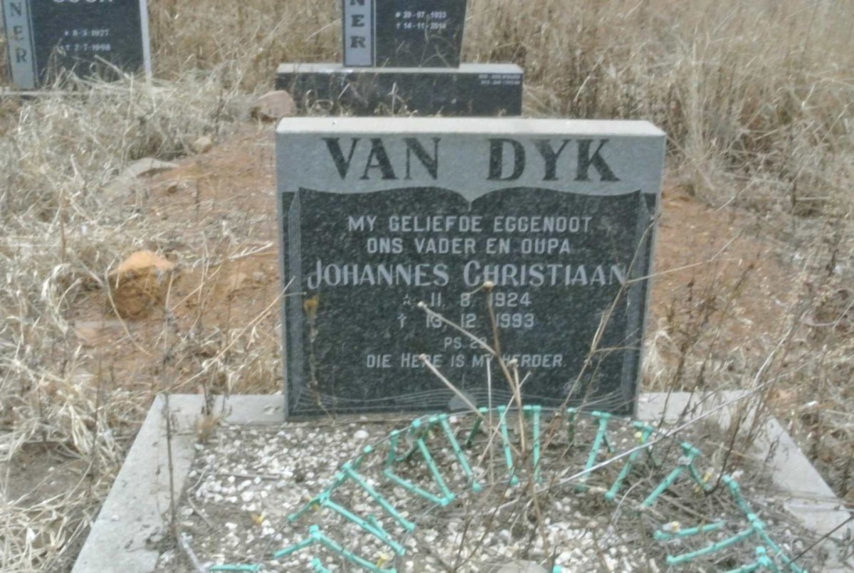 DYK Johannes Christiaan, van 1924-1993