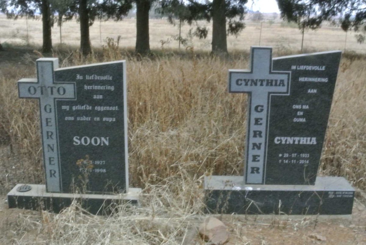 GERNER Otto 1927-1998 :: GERNER Cynthia 1933-2014