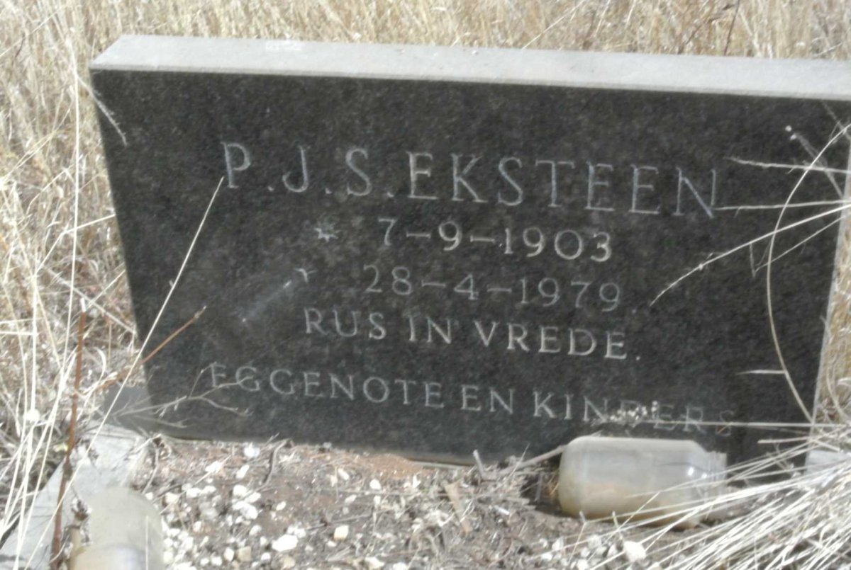 EKSTEEN P.J.S. 1903-1979