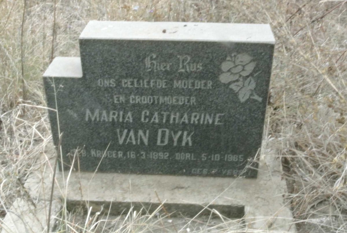DYK Maria Catharine, van 1892-1985