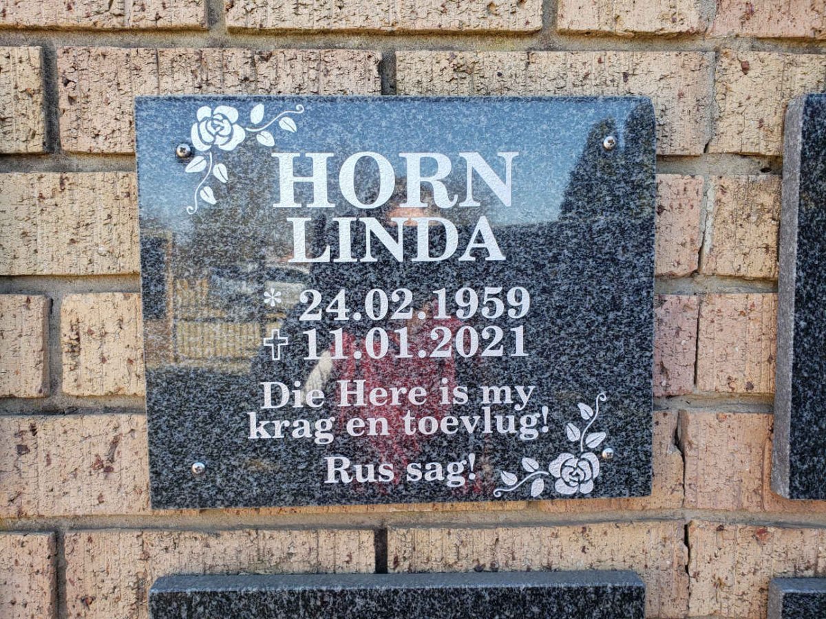 HORN Linda 1959-2021