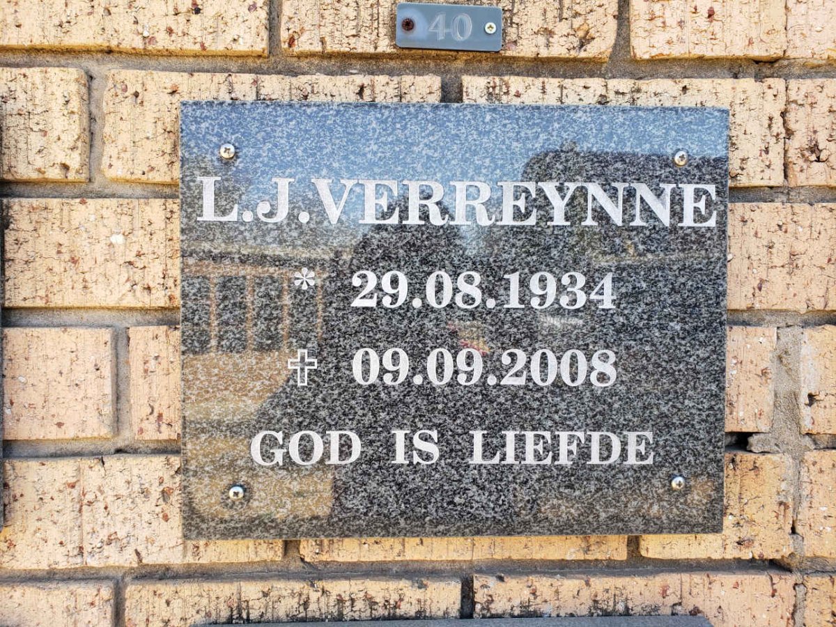 VERREYNNE L.J. 1934-2008