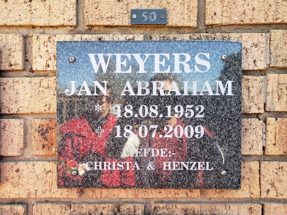 WEYERS Jan Abraham 1952-2009