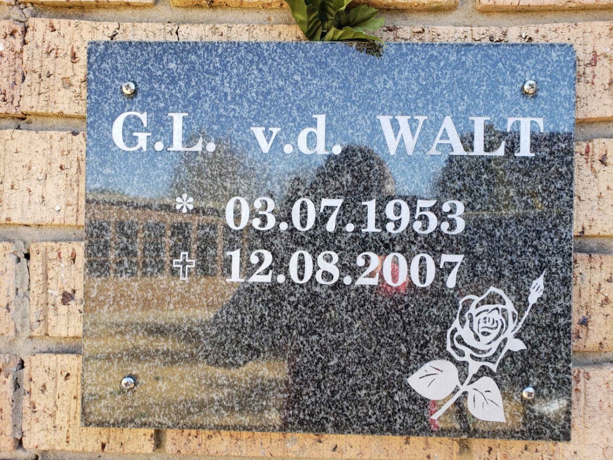WALT G.L., v.d. 1953-2007