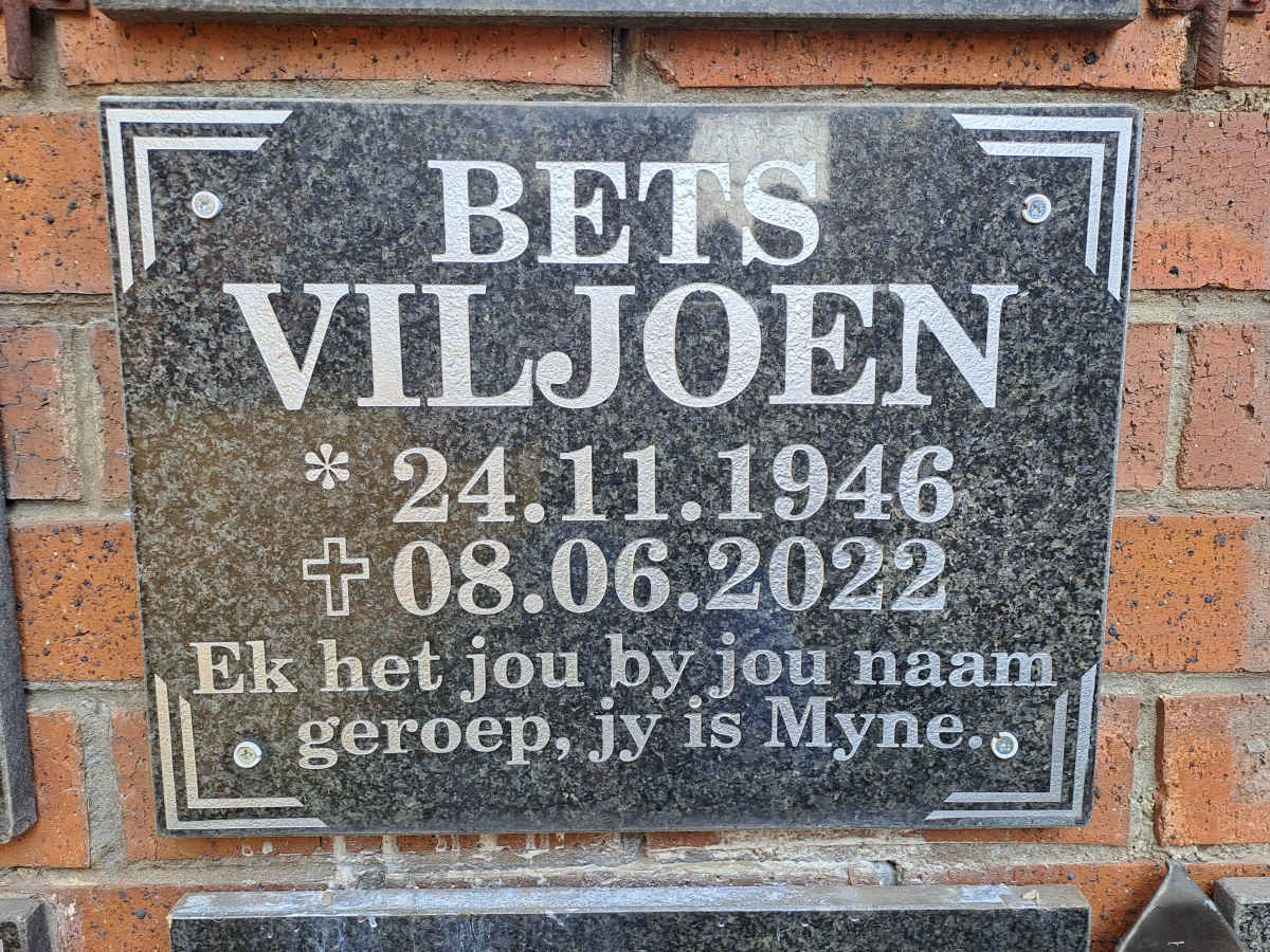 VILJOEN Bets 1946-2022