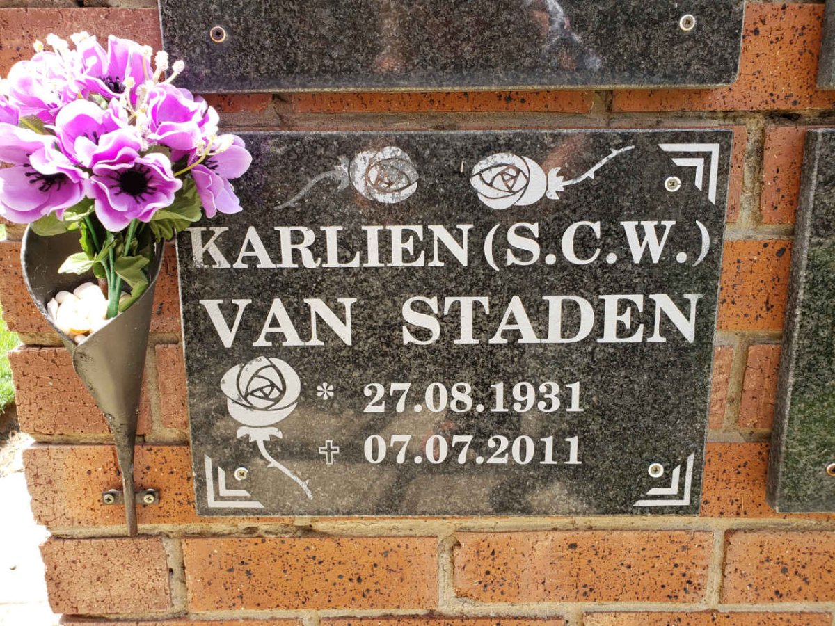STADEN S.C.W., van 1931-2011