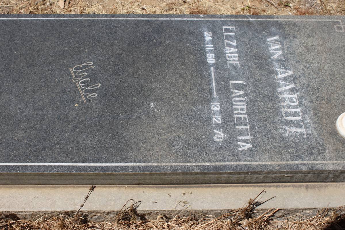 AARDT Elzebe Lauretta, van 1950-1970