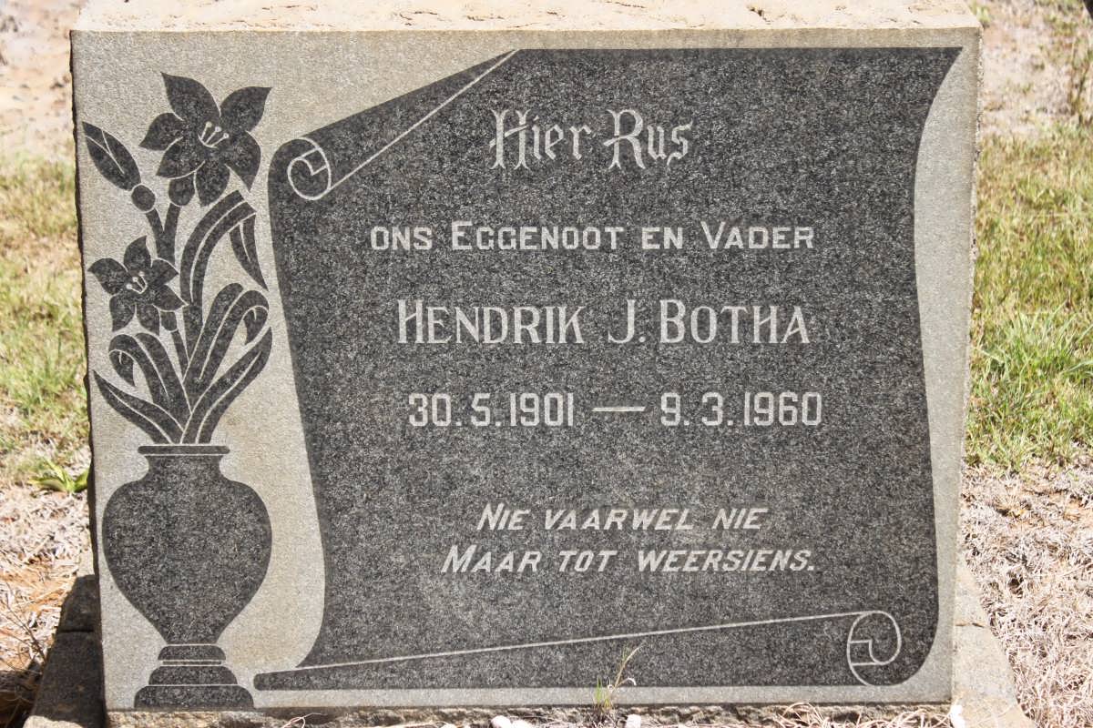 BOTHA Hendrik J. 1901-1960