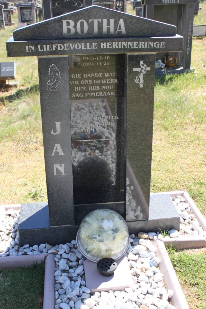 BOTHA Jan 1943-2004