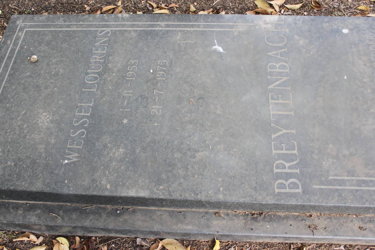 BREYTENBACH Wessel Lourens 1953-1975