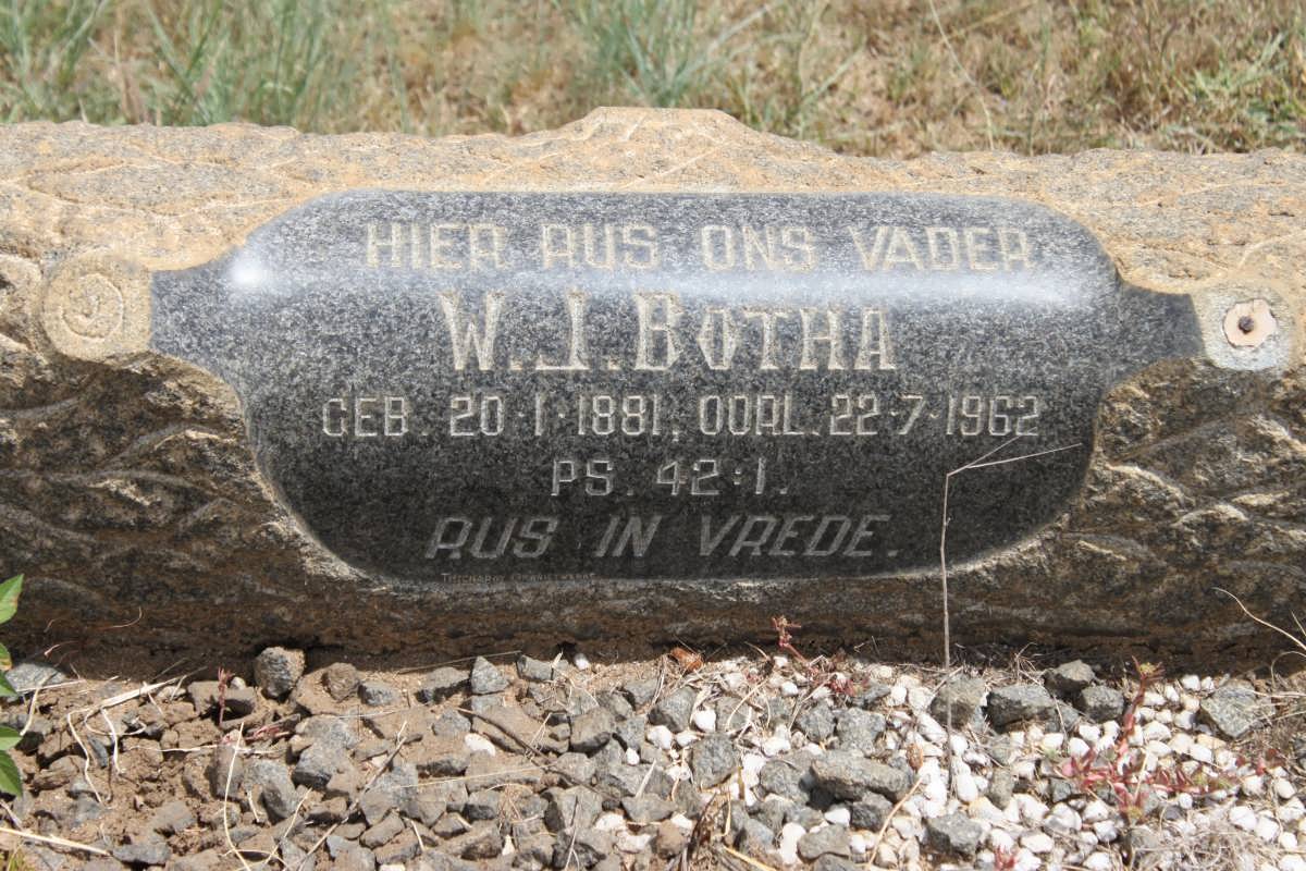 BOTHA W.J. 1881-1962