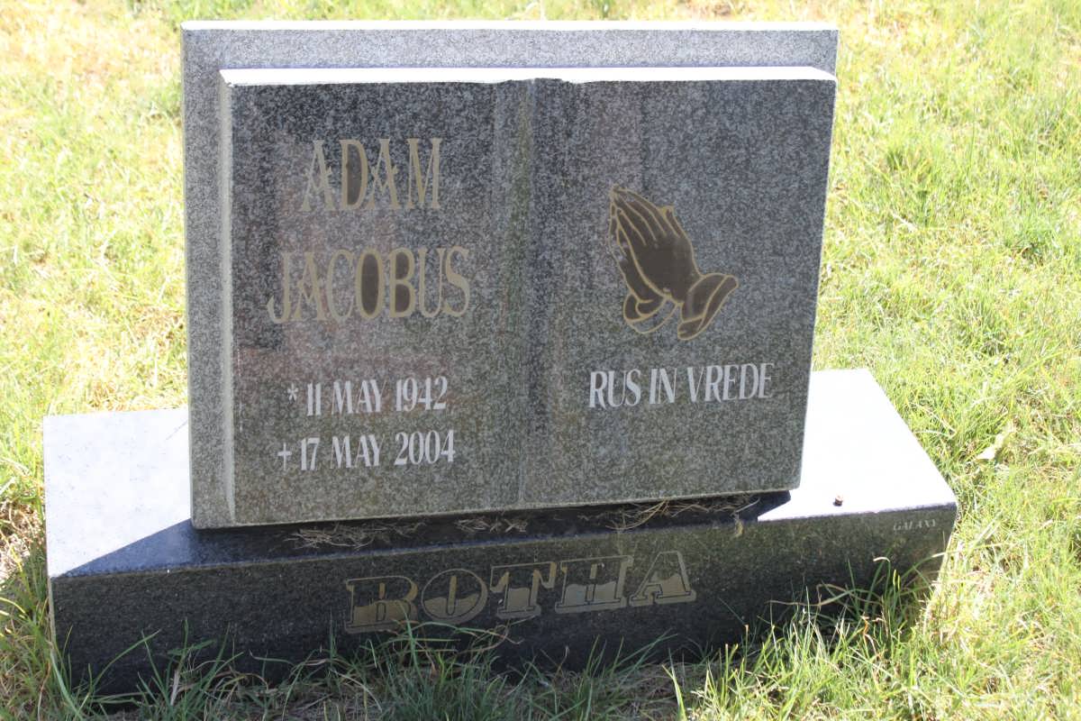 BOTHA Adam Jacobus 1942-2004