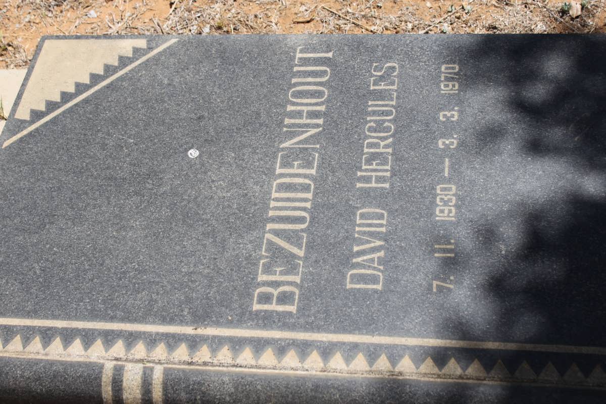 BEZUIDENHOUT David Hercules 1930-1970