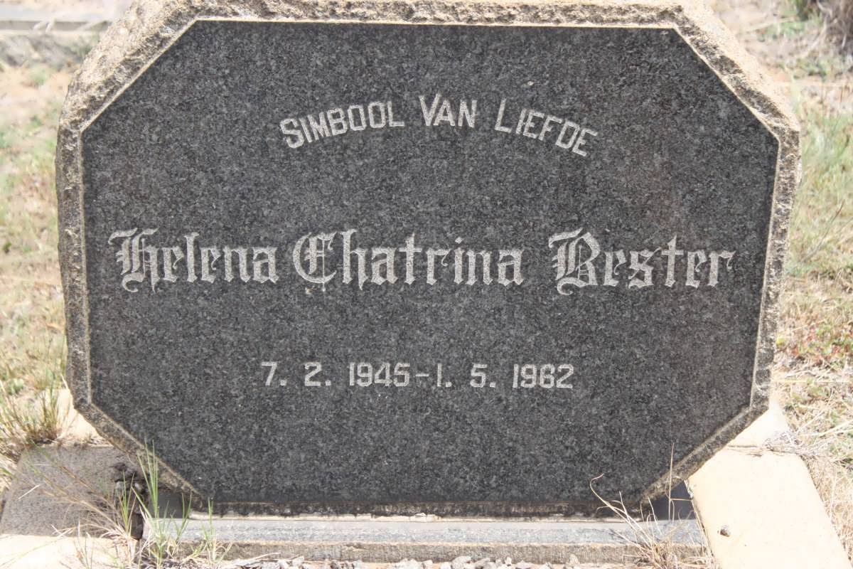 BESTER Helena Chatrina 1945-1962