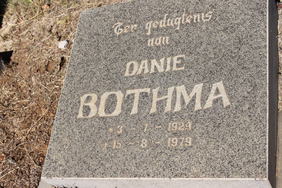 BOTHMA Danie 1929-1979