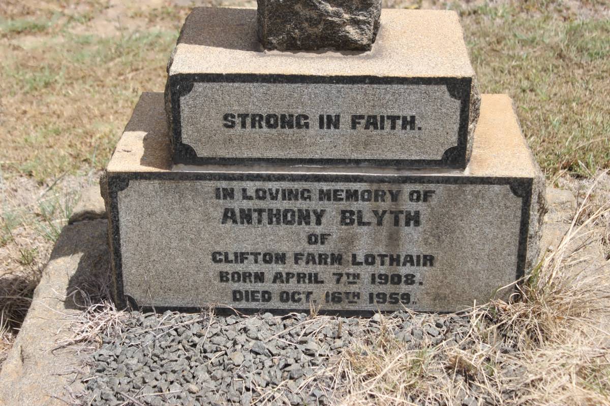 BLYTH Anthony 1909-1959