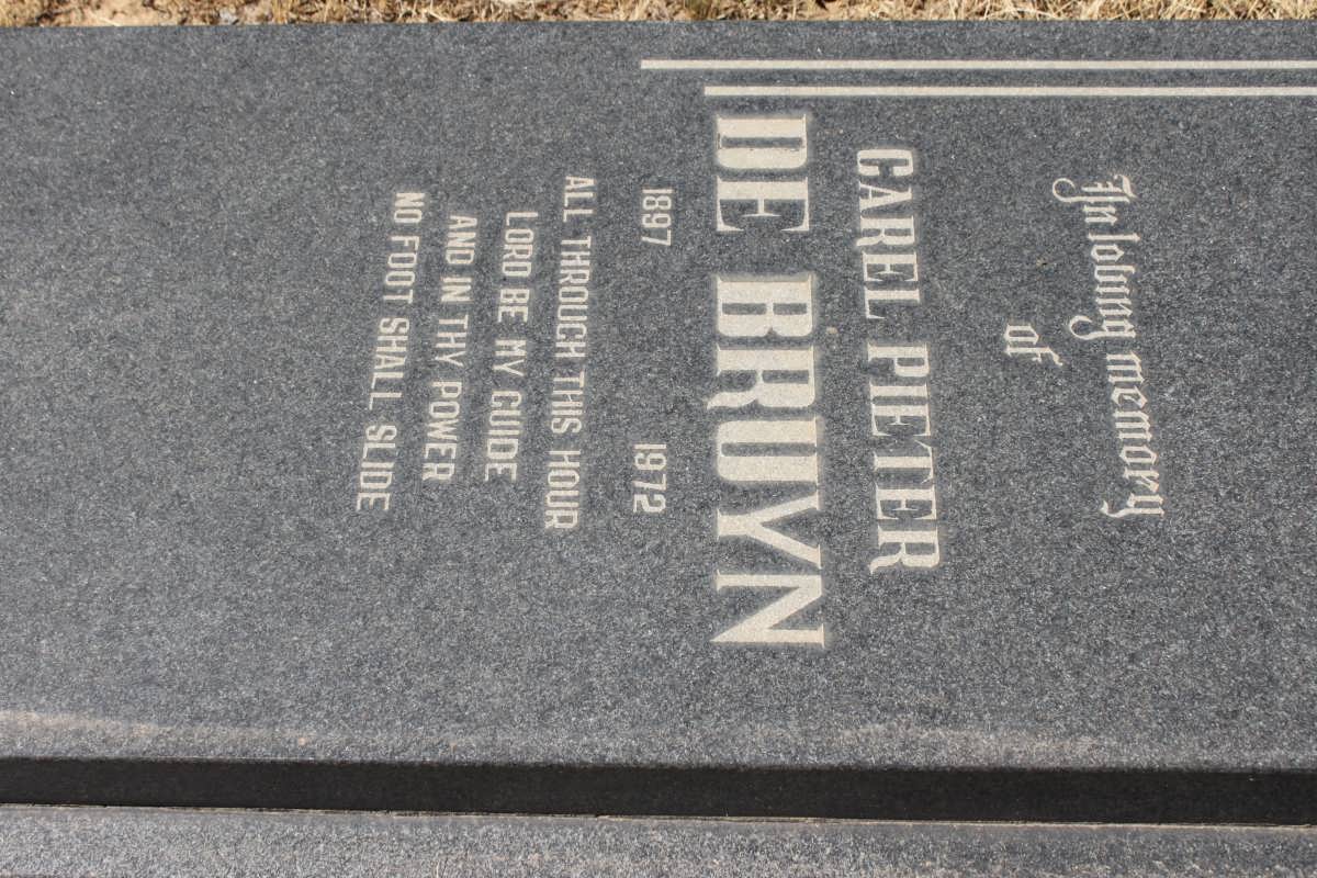 BRUYN Catel Pieter, de 1897-1972