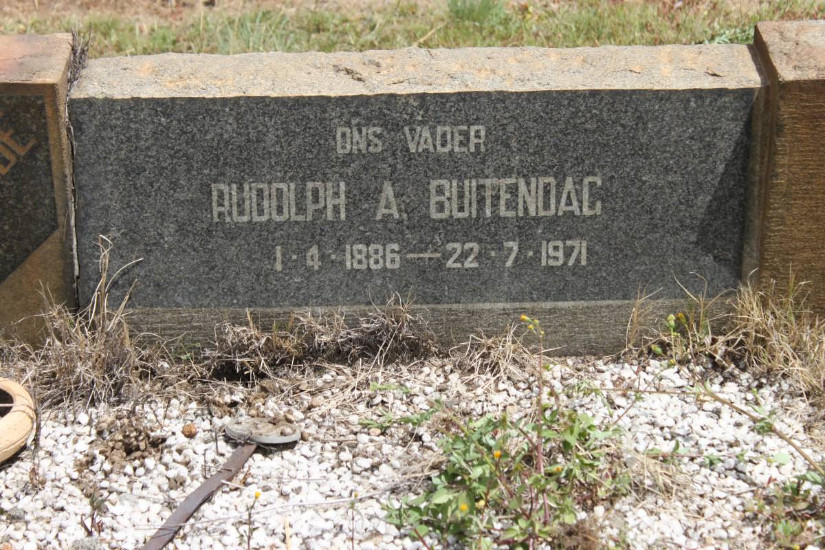 BUITENDAG Rudolph A. 1886-1971