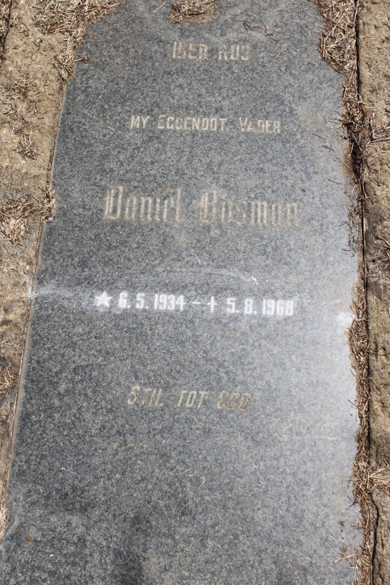 BOSMAN Daniel 1934-1968