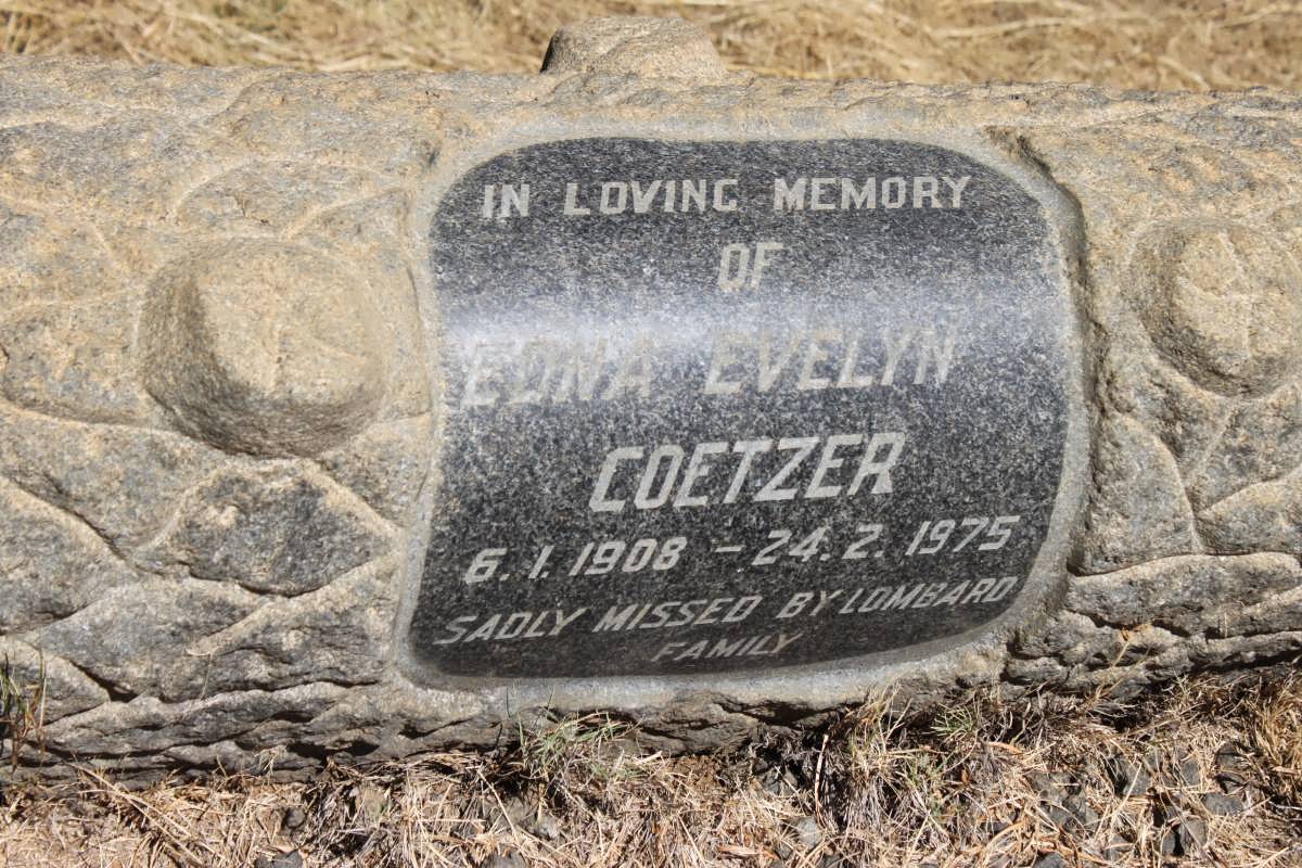 COETZER Edna Evelyn 1908-1975