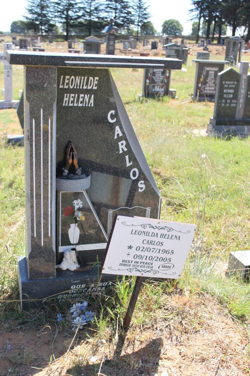CARLOS Leonilde Helena 1965-2005